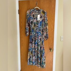 Zara paisley maxi dress